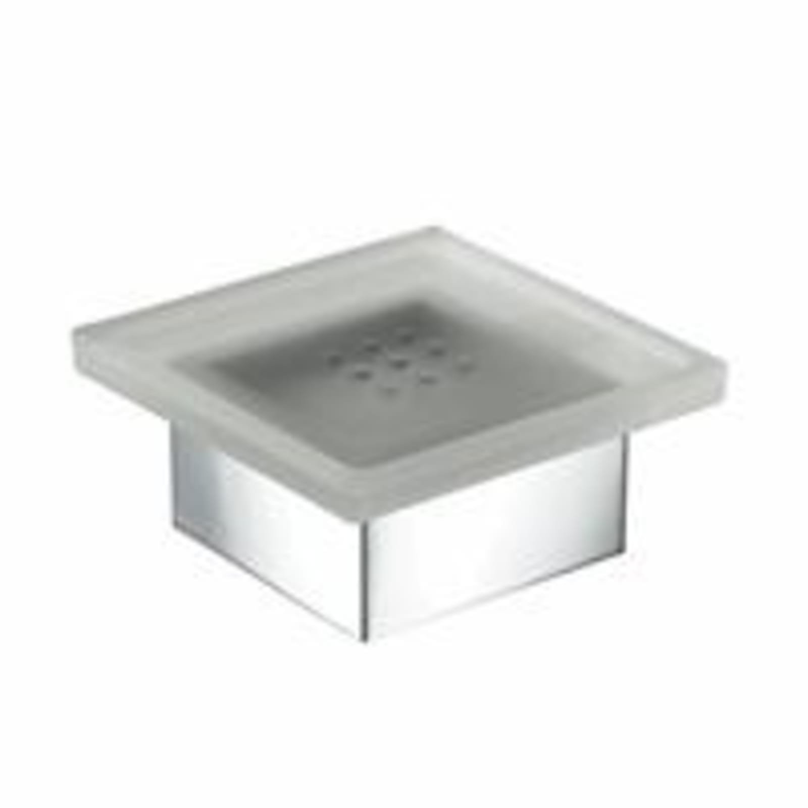 Geesa Modern Art zeephouder, messing, hxbxd 46x100x105mm, kleur chroom