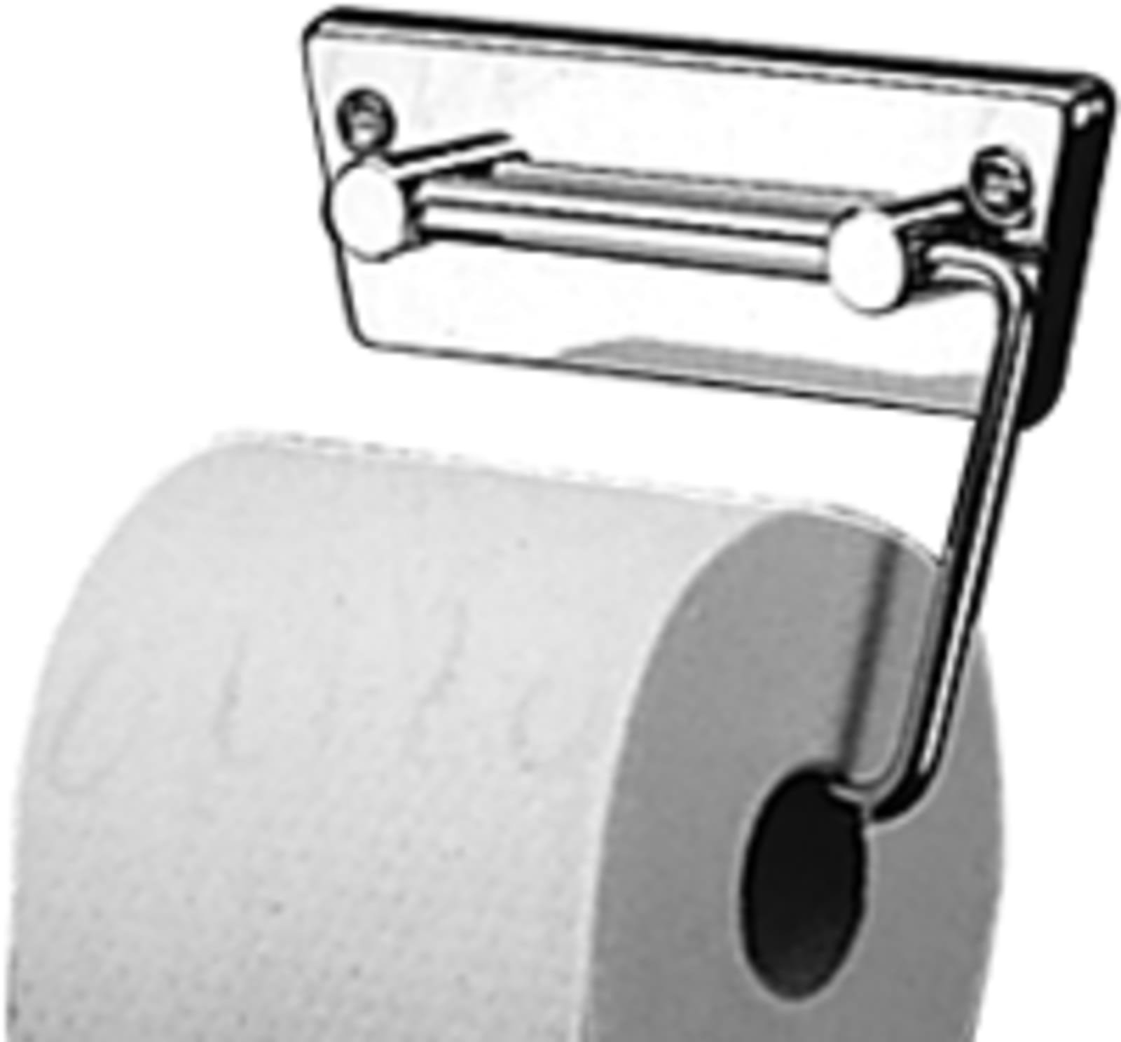 Haceka Standaard closetrolhouder chroom (1000196027)