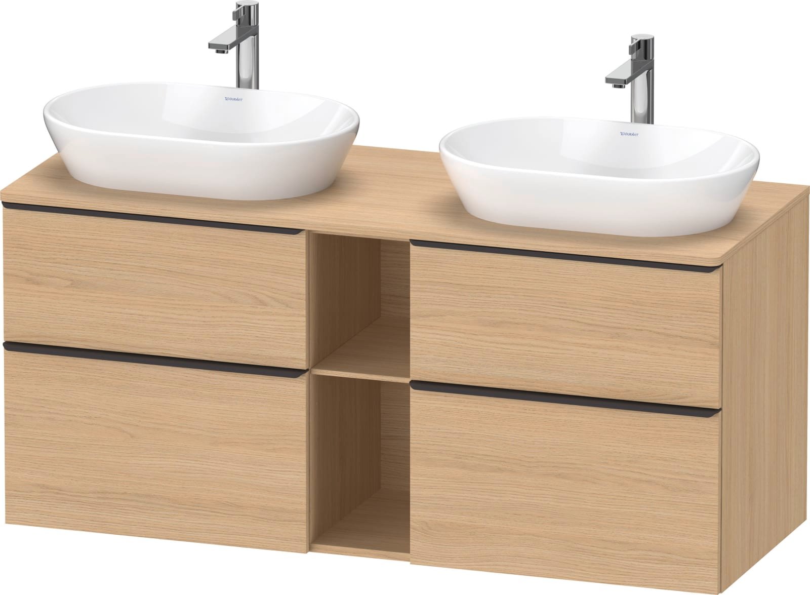 D-Neo Console wastafelonderbouw hangend Natuur eiken Mat (1200894783)
