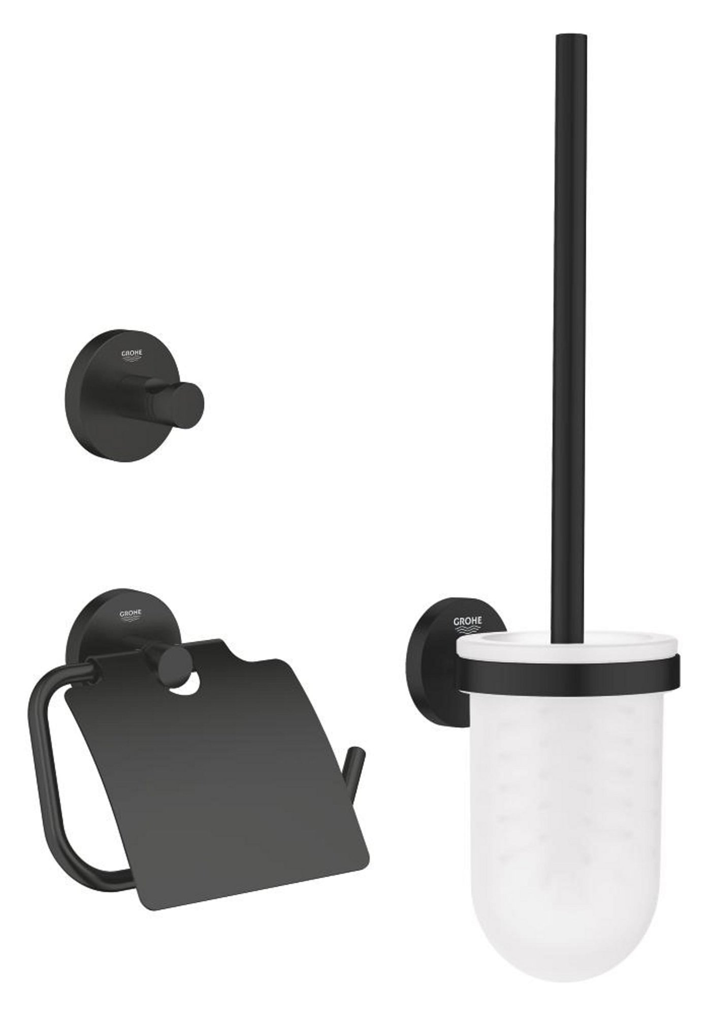 Grohe Start Accessoires Set 3-in-1, Matte Black