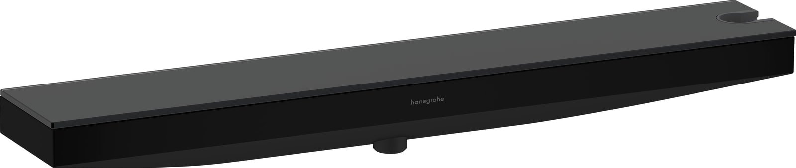 Hansgrohe wall outlet Rainfinity Porter 500 matt black with shelf R