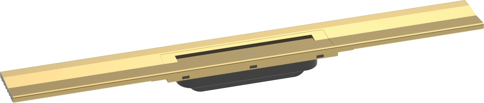 Hansgrohe RainDrain Flex rechte douchegoot 700 inkortbaar wandmontage Polished Gold Optic