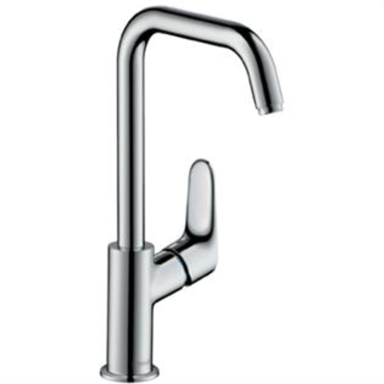 Hansgrohe Focus wastafelmengkraan eengreeps, 1-gats, uitloop: draaibaar, chroom