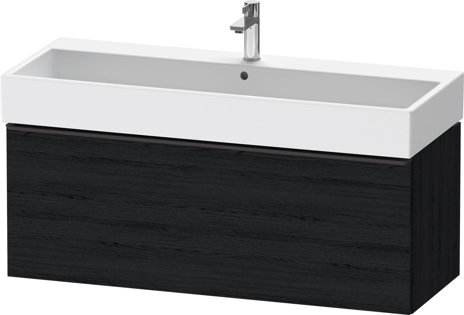 DURAVIT D-Neo Wastafelonderbouw hangend Eiken zwart Mat (1200895272)