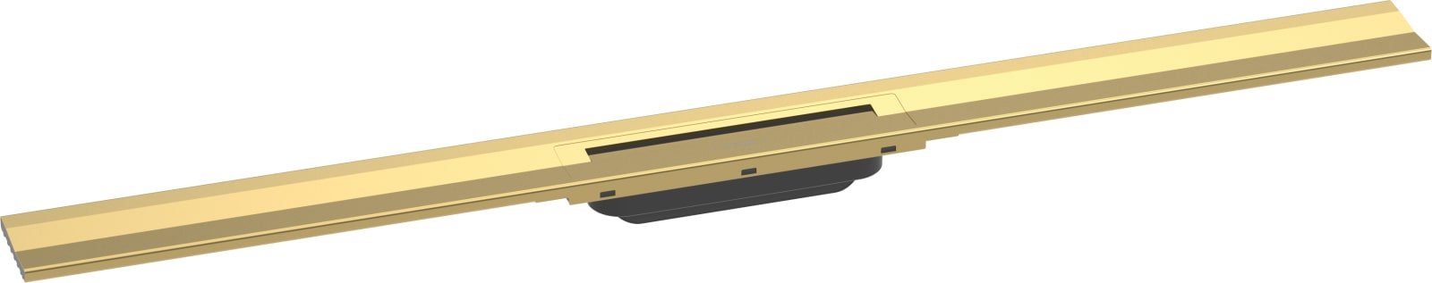 Hansgrohe RainDrain Flex rechte douchegoot 1000 inkortbaar wandmontage Polished Gold Optic