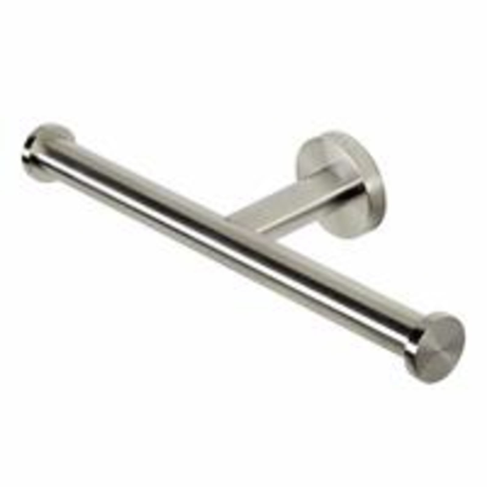 Geesa Nemox Stainless Steel Toiletrolhouder, dubbel RVS geborsteld