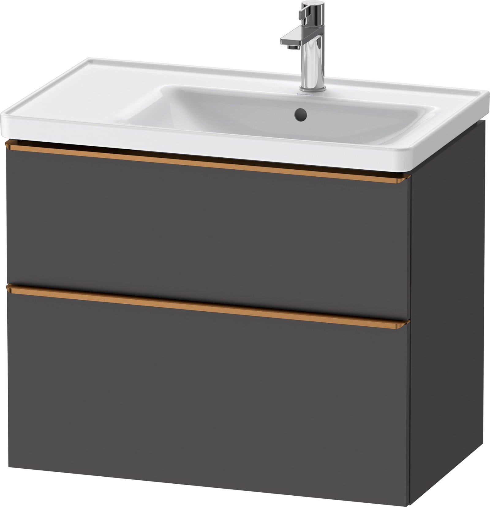 DURAVIT D-Neo Wastafelonderbouw hangend Grafiet Mat (1200895829)