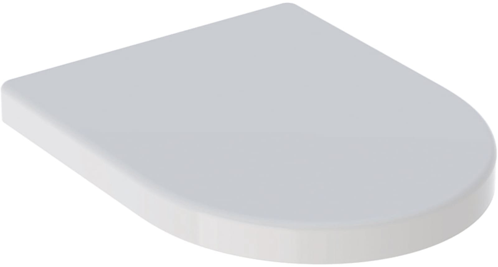 Geberit 300 Basic, Closetzitting met deksel, topfix, softclose, duroplast, wit (montage van bovenaf)
