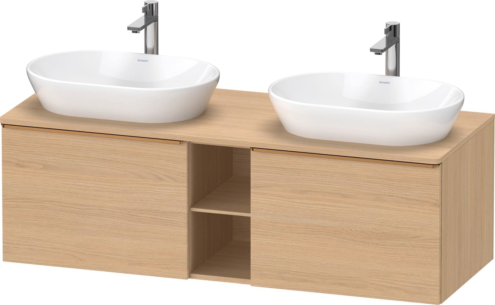 D-Neo Console wastafelonderbouw hangend Natuur eiken Mat (1200897391)