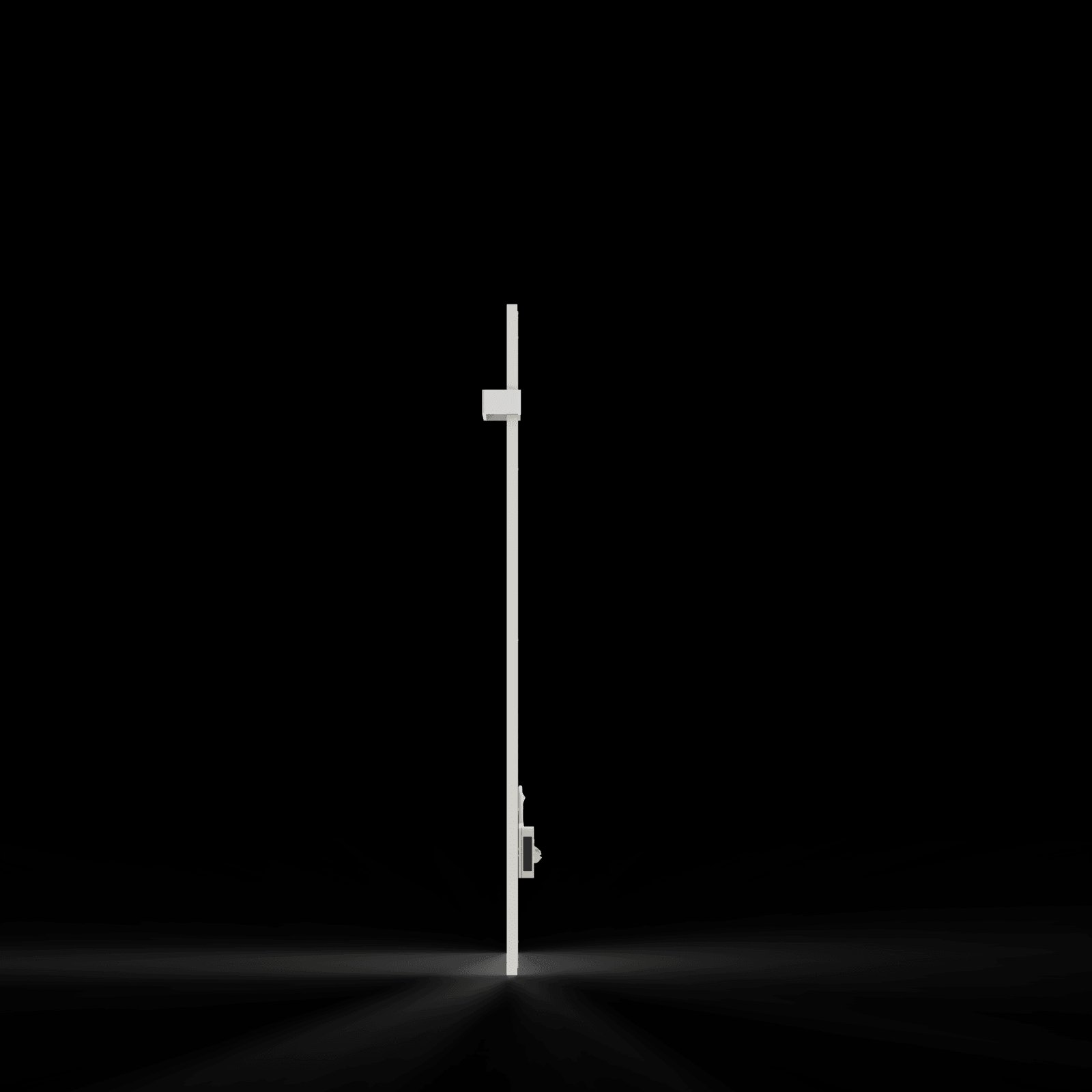 Infraroodpaneel badkamer Smart, wit metaal, 62x124,5cm, 500W, 230V