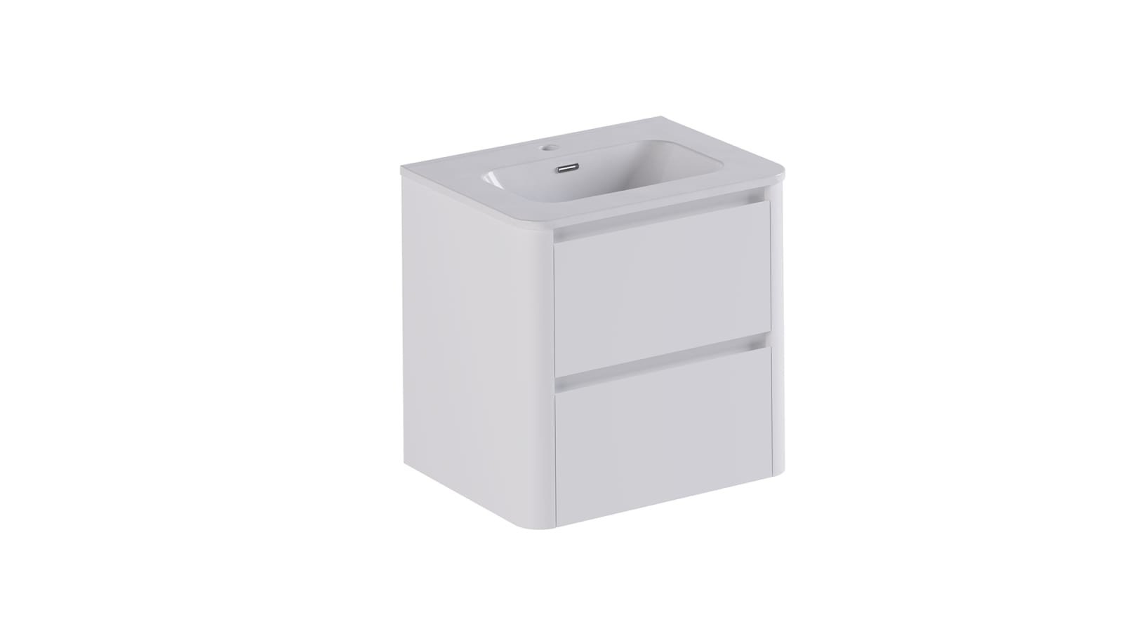 BLUE LIV ONDERBW+ WSTAFEL RND 61CM WHITE