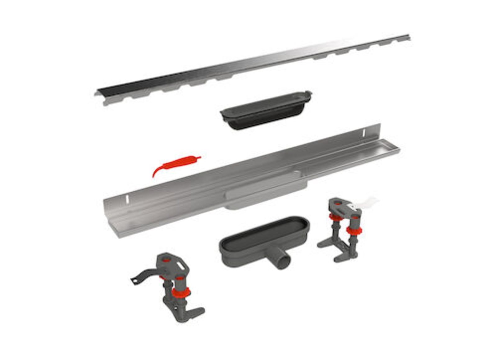Easy Drain Compact 30 Clean Zero Wall Dryphon douchegoot, 80 cm