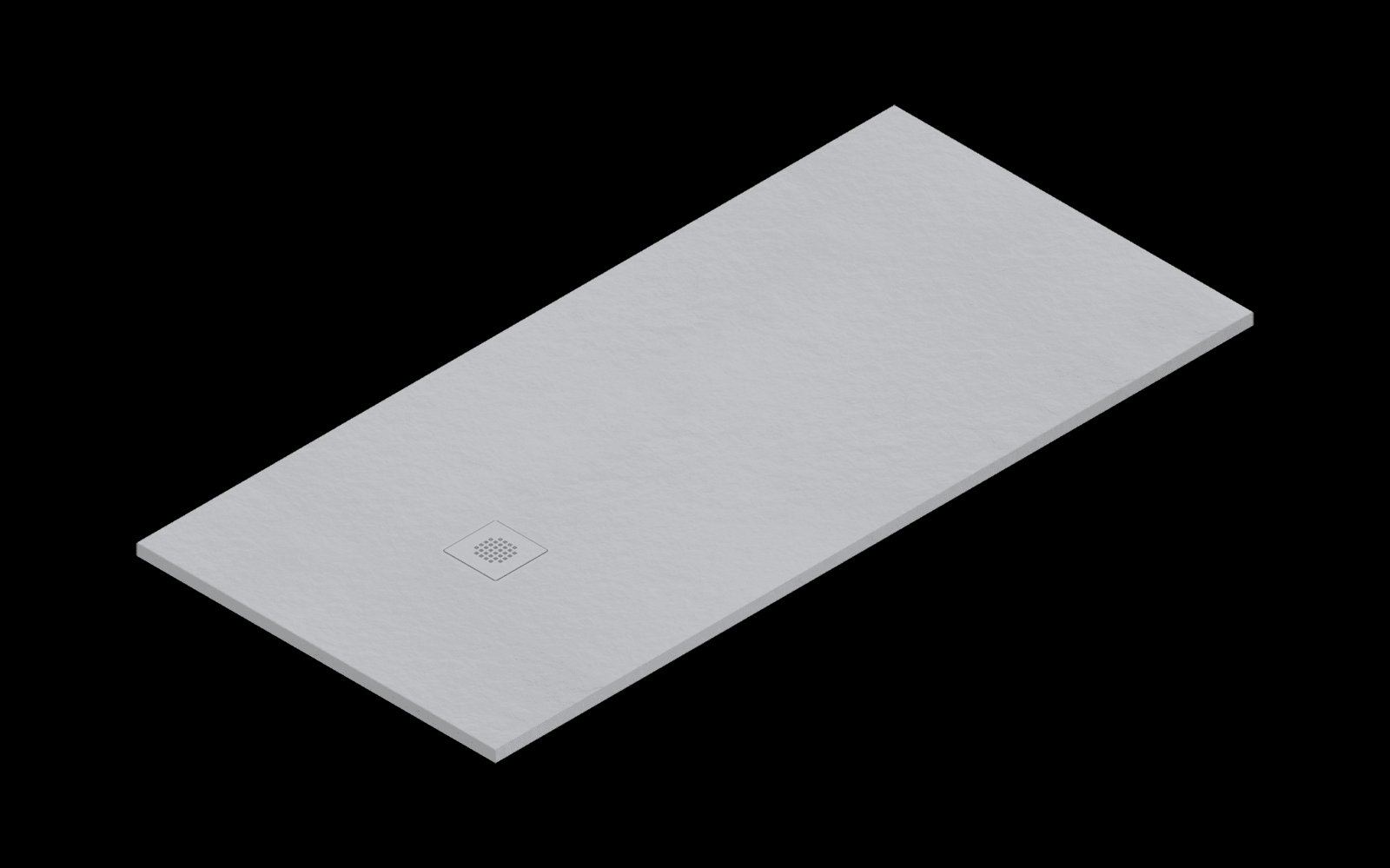 Catalano H3 Solid surface DOUCHEBAK 190X90 Satin Cemento