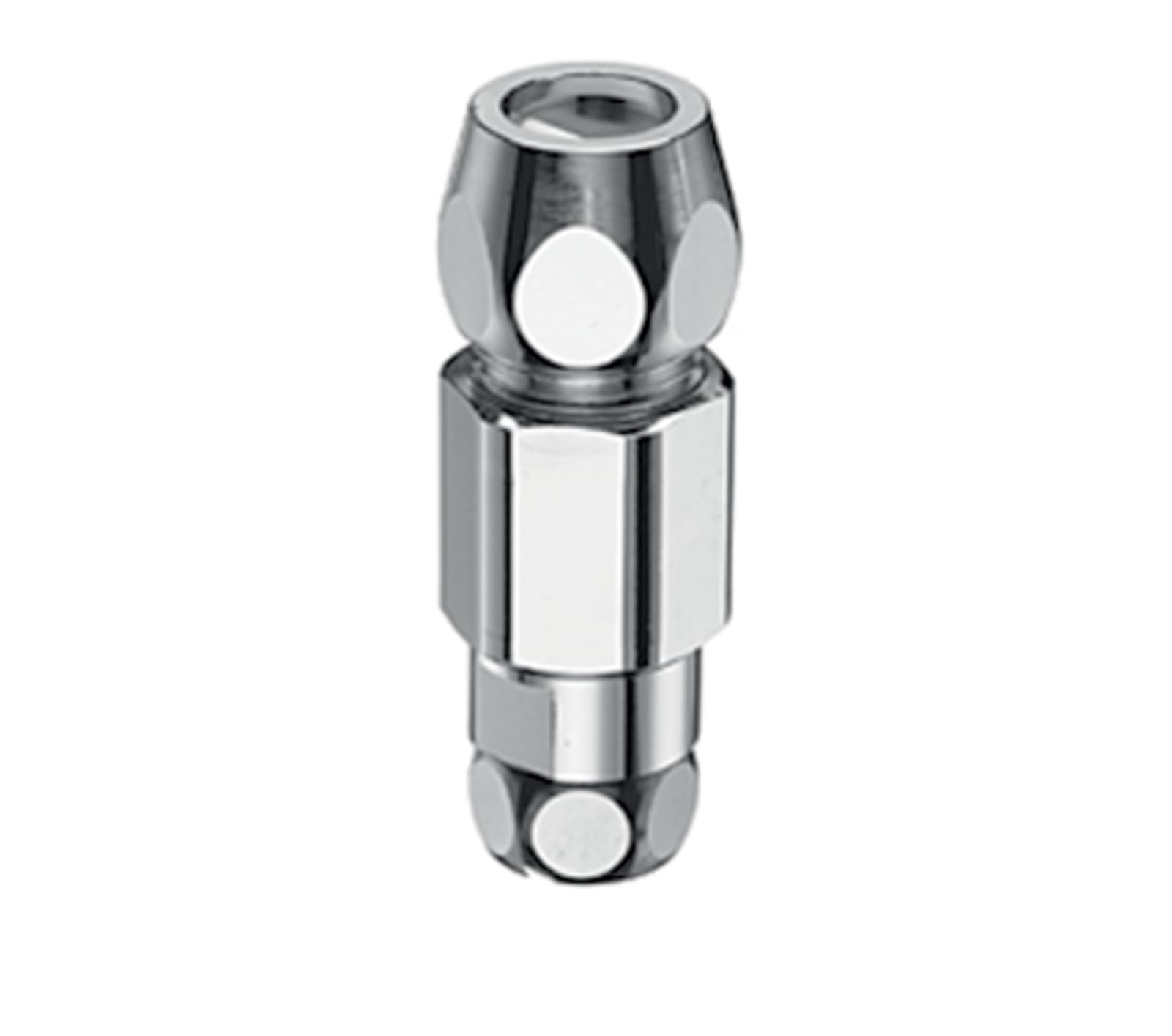SL Enkelvoudige terugslagklep voor hoekstopkranen, 3/8", chroom