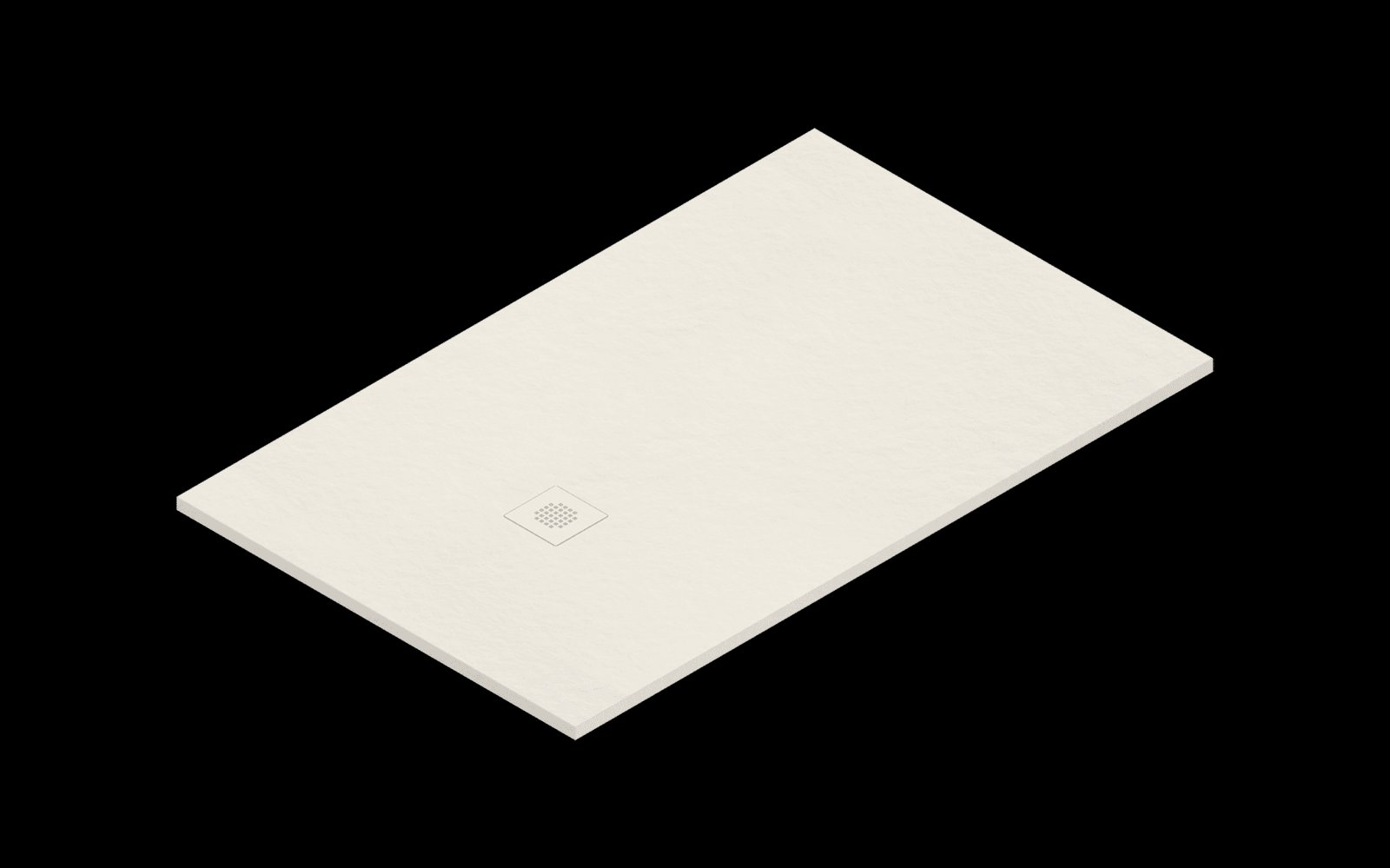 Catalano H3 Solid surface DOUCHEBAK 160X100 Satin Lino