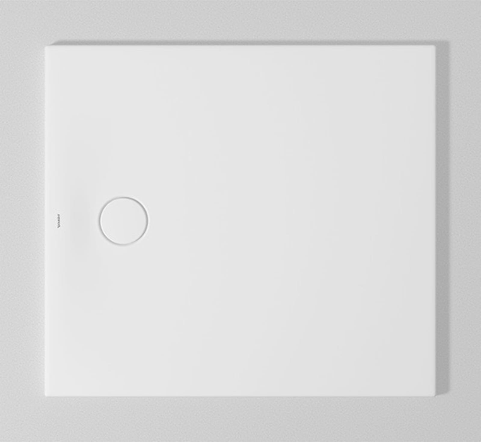 Duravit Tempano Douchebak  1000x900 mm Wit, vloergelijk, Halfinbouw, Opstaand, materiaal: Sanitair acryl, vierkant – 720195000000001