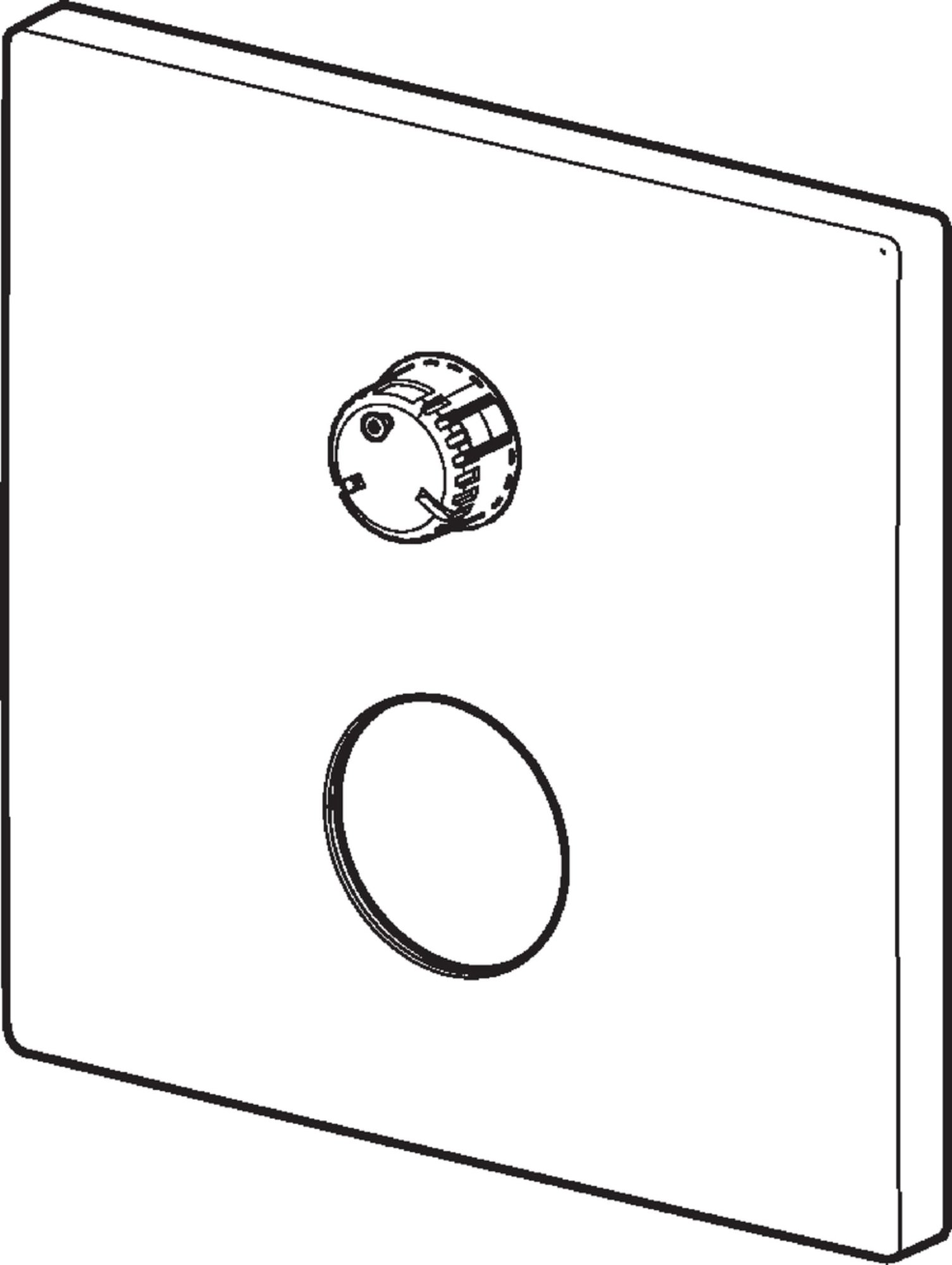 HANSA Afdekplaat 150 x 150 mm, (1200941031)