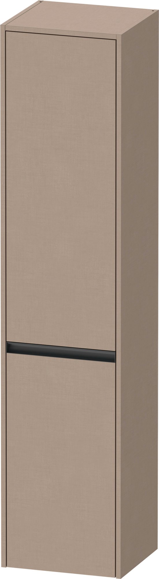 Duravit Ketho.2 Hoge kast, Linnen Mat, vierkant, aantal deuren: 2, tip-on technologie – K21329R75750000
