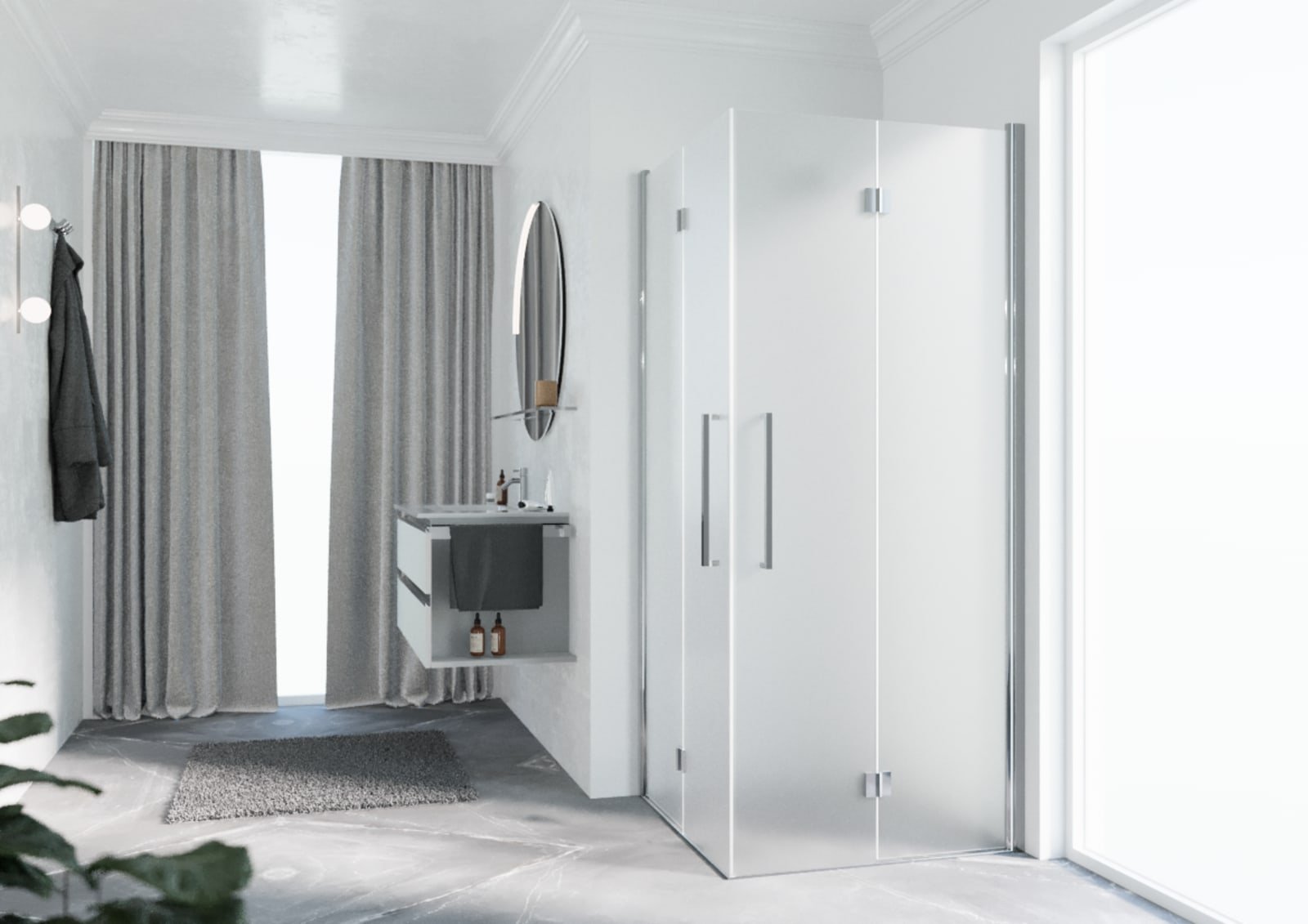 YOUNG 2GS 77 VERST.77-79CM SATIN GLAS CHROOM