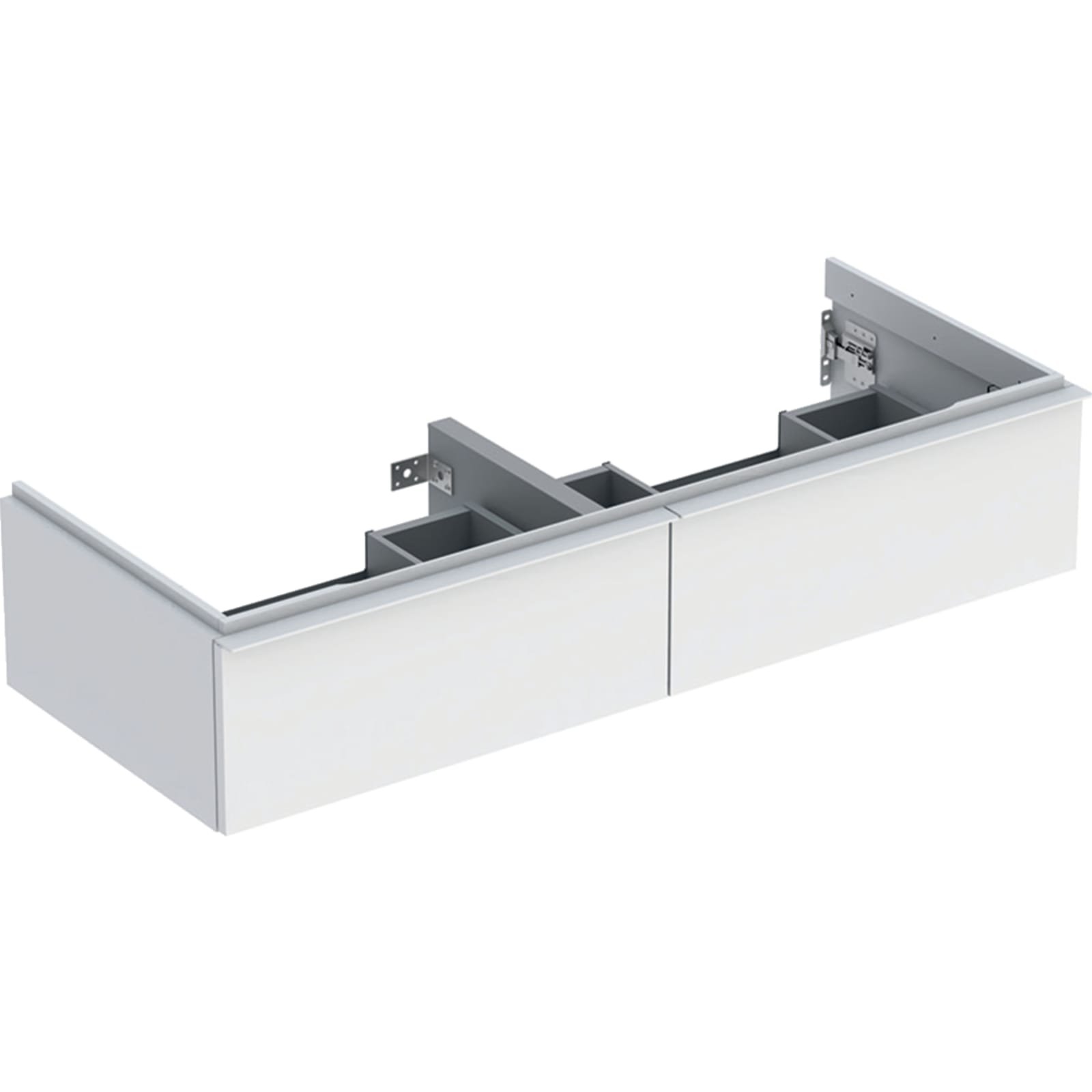 Geberit iCon wastafelonderkast, wand, 2x laden, hxbxd 247x1184x476mm, wit