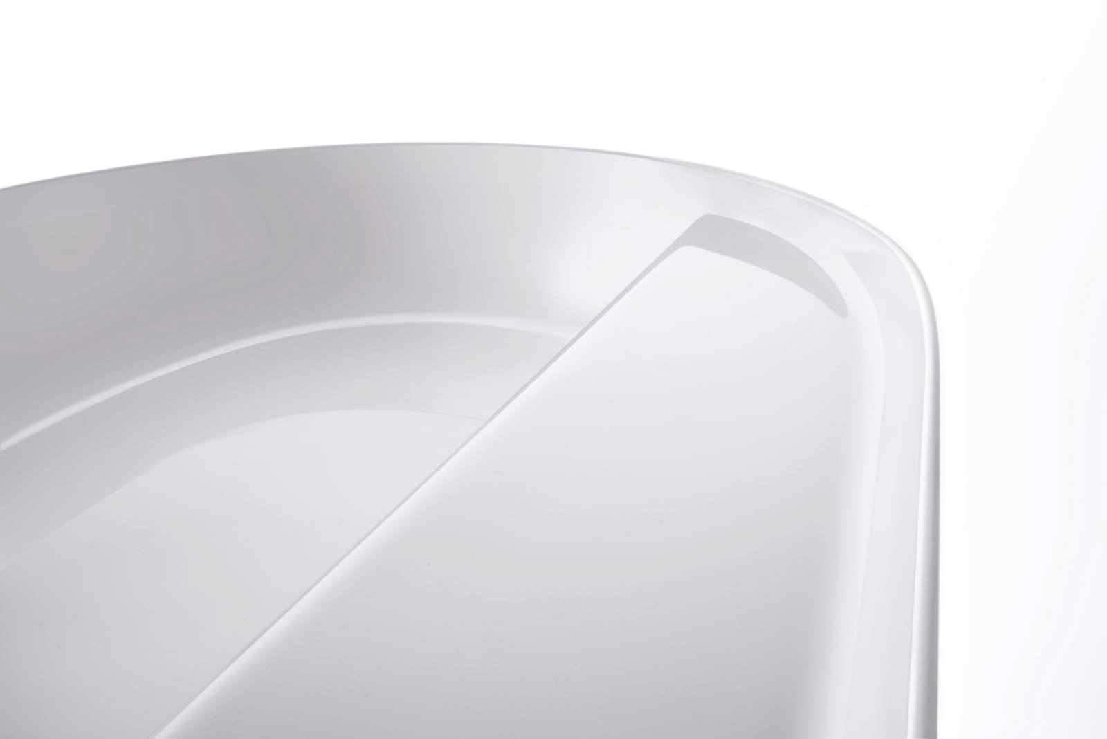 Luv Opzetwastafel kleur binnenkleur Wit Hoogglans, kleur buitenkleur W