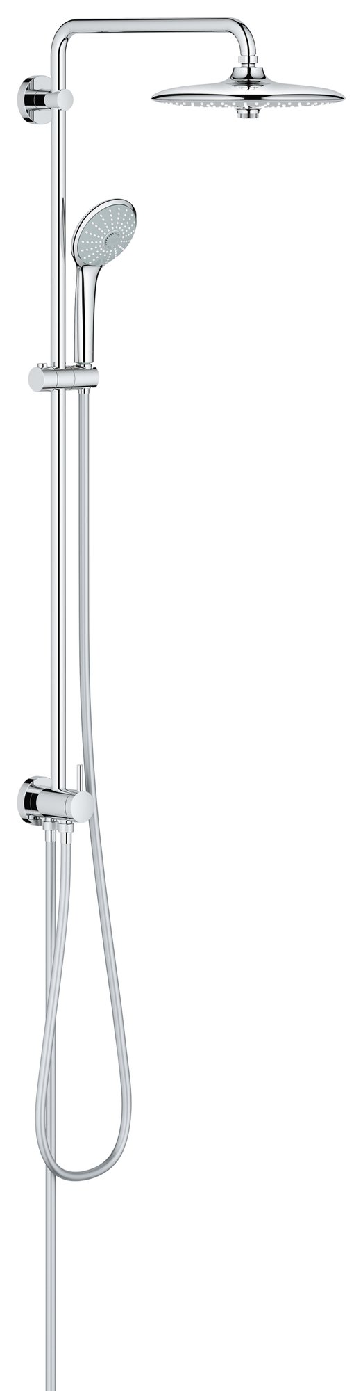 Grohe Euphoria systeem 260, Douchesysteem, wand, eengreeps, omstelinrichting, 260mm hoofddouche, 450mm arm, chroom thumbnail 3