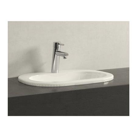 Grohe Concetto, Wastafelmengkraan, M-size, eengreeps, 1-gats, cartouche keramisch, 190mm hoogte, glad, 133mm uitloop, vast, chroom
