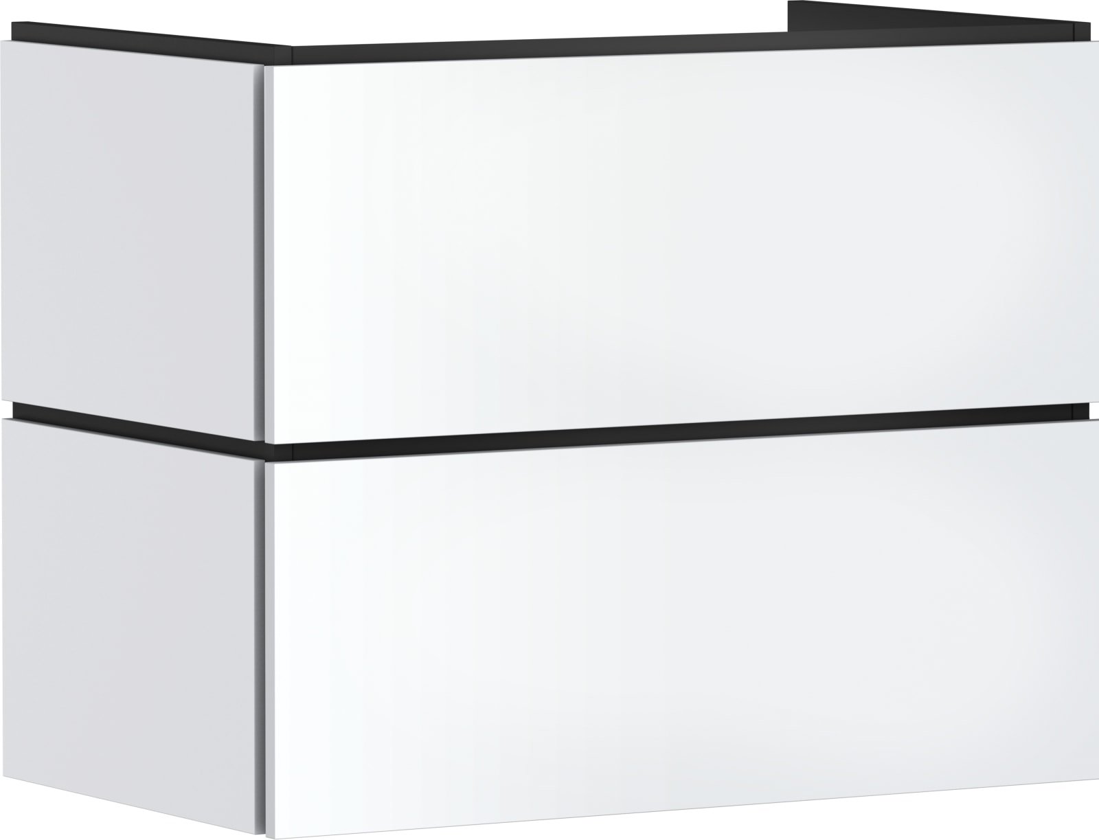 Hansgrohe Xilesa E meubel 780x470 wastafel, 2 la mat wit