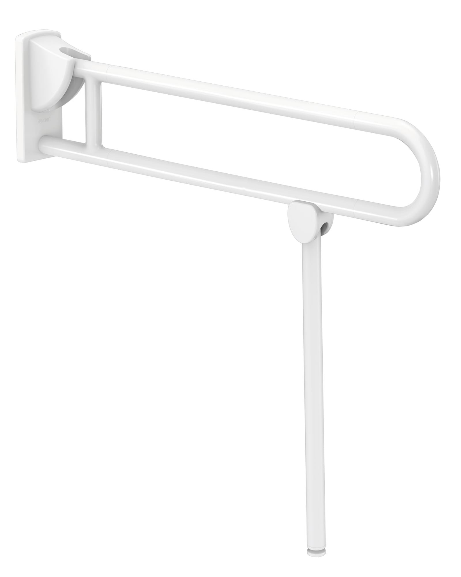 Delabie opklapbare greep met voet Ø32 L.850, nylon wit