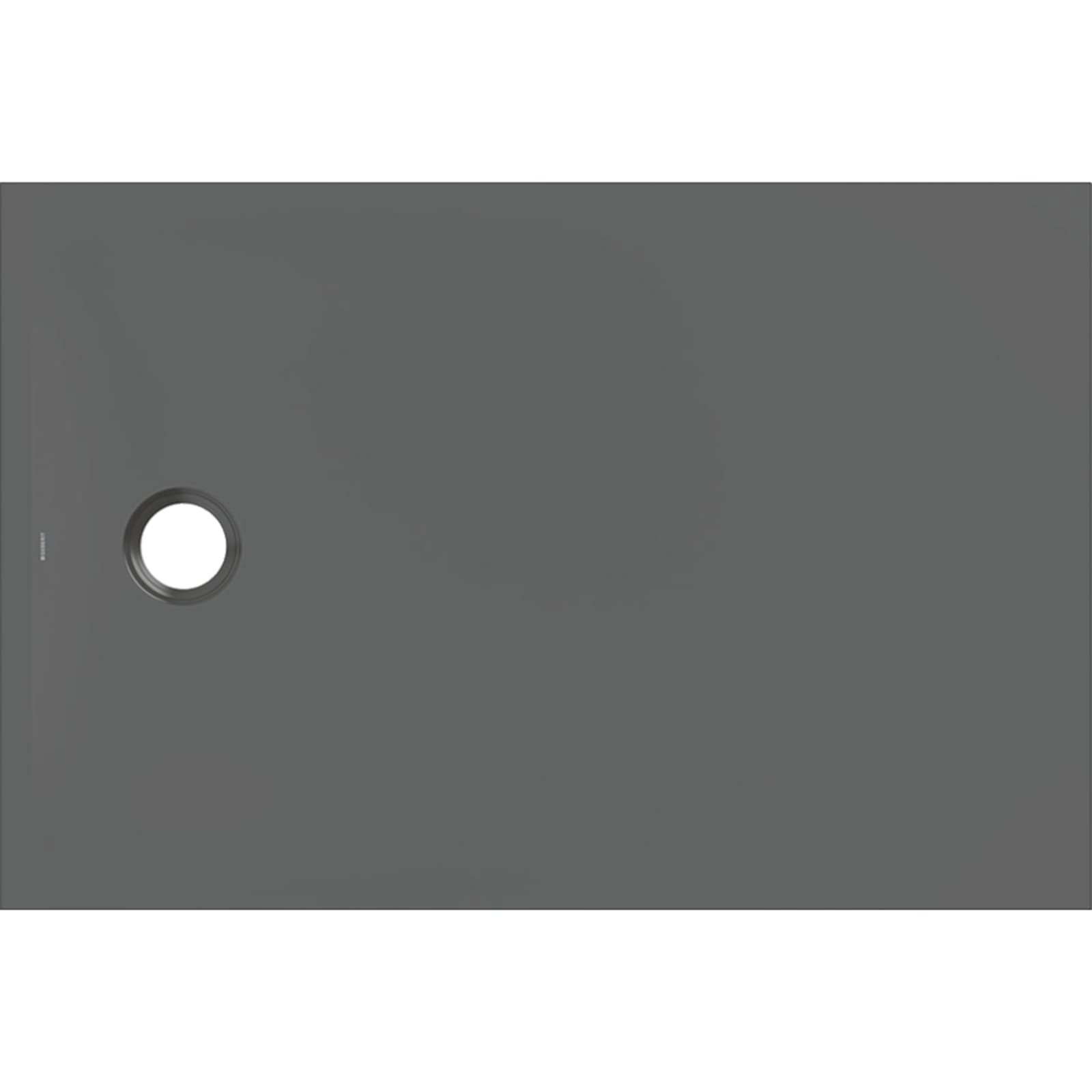 Geberit CleanFloor30 douchevloer grafiet: 120x80cm,