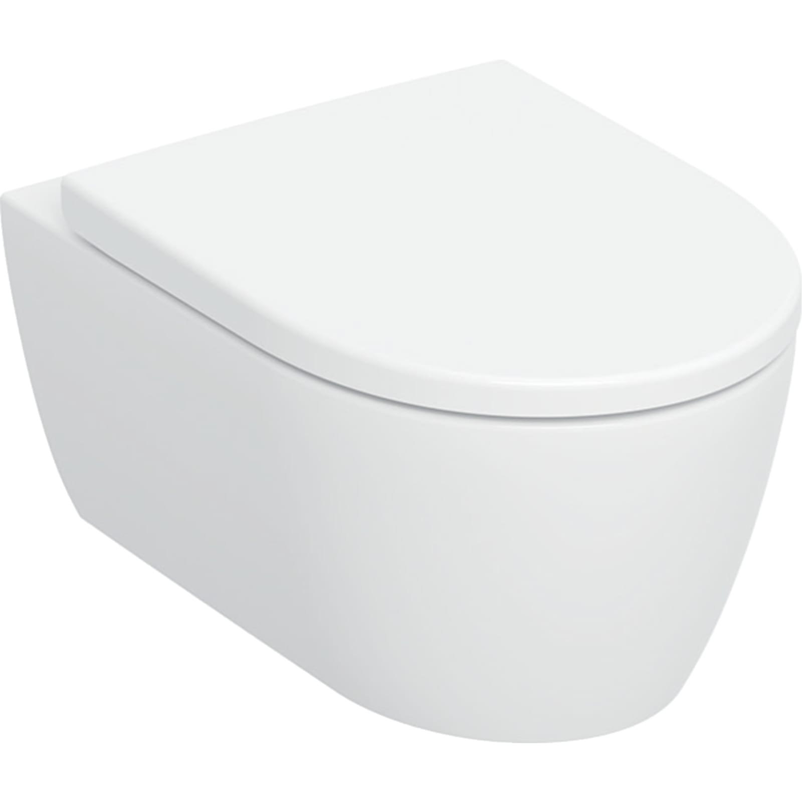 Geberit iCon Pack wand-wc diepspl. TurboFlush SC QR zitt. Wit KeraTect