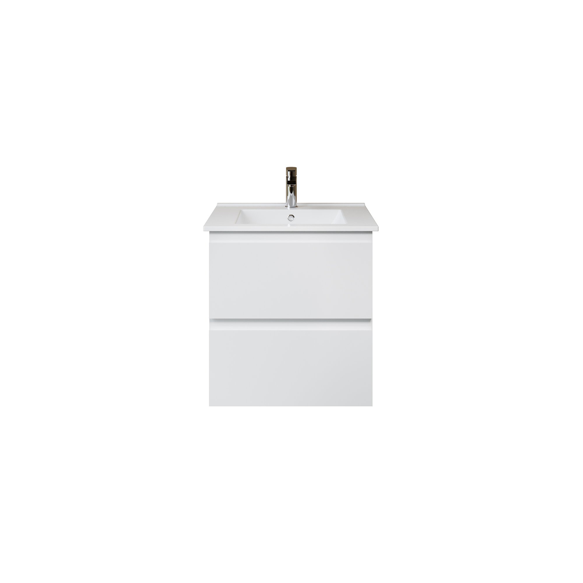 ALONI SALLY XL WASTAFELONDERKAST - 2 LADES - SOFTCLOSE - GREEPLOOS - 56X60X45,3 CM - MAT WIT thumbnail 2