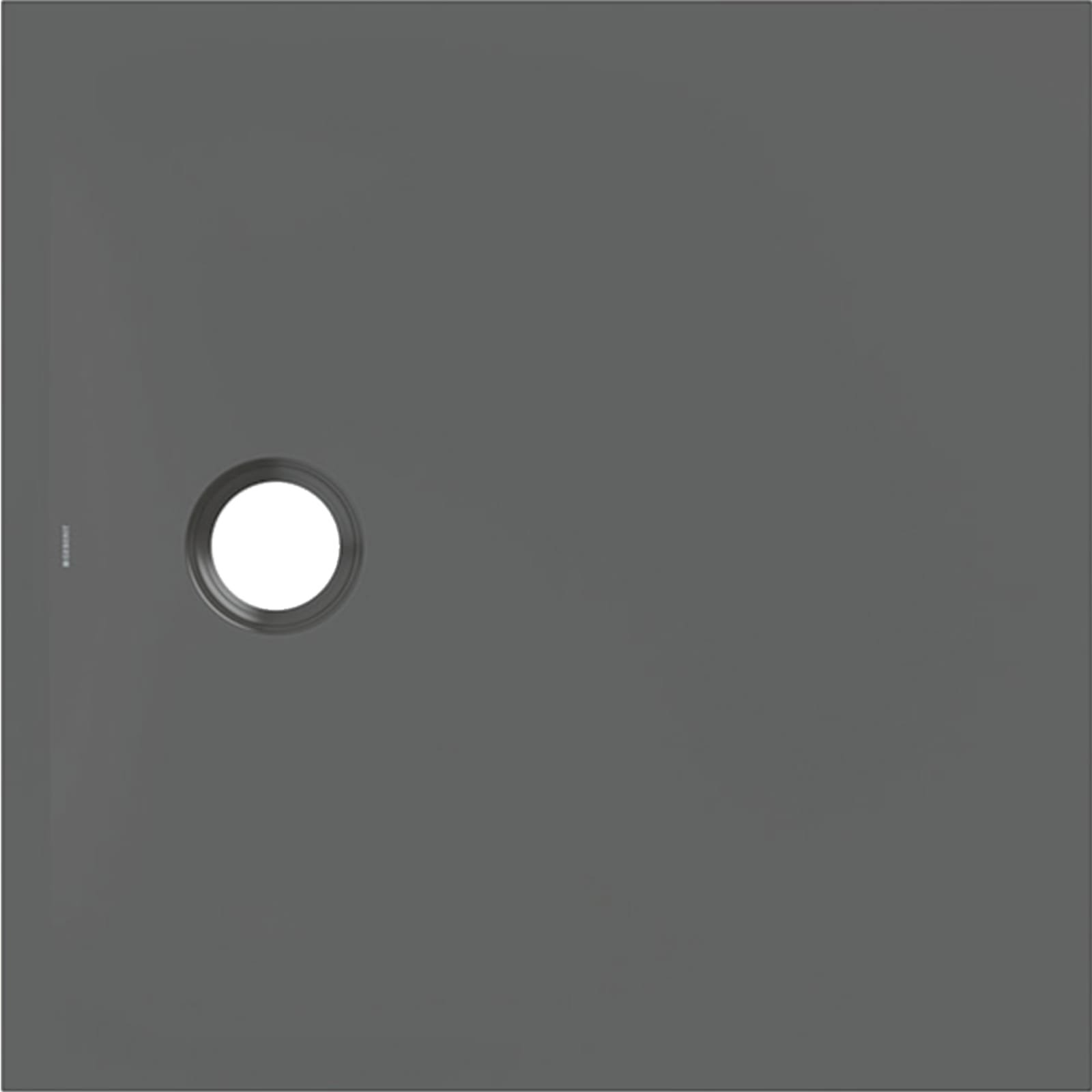 Geberit CleanFloor30 douchevloer grafiet: 80x80cm,