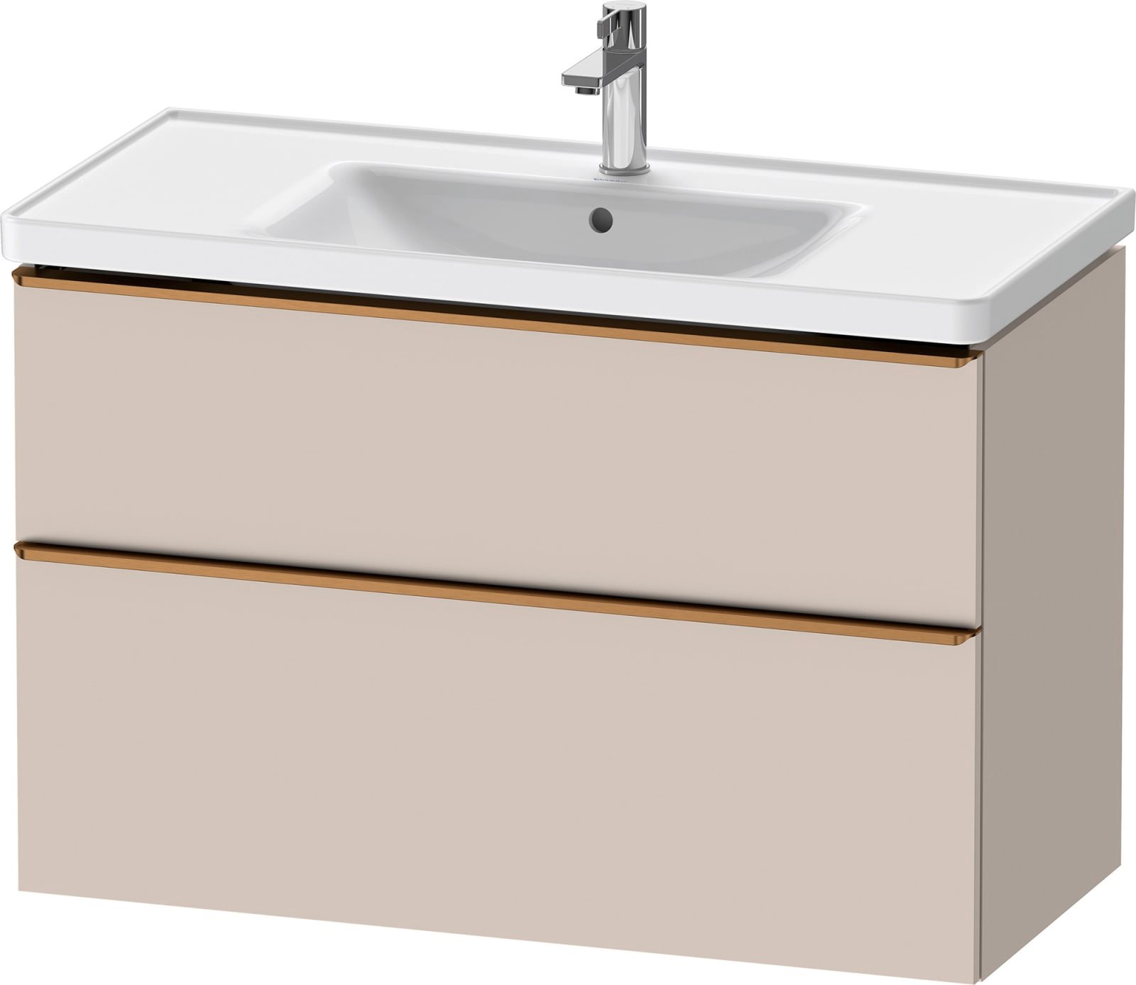 DURAVIT D-Neo Wastafelonderbouw hangend Taupe Mat (1200895813)