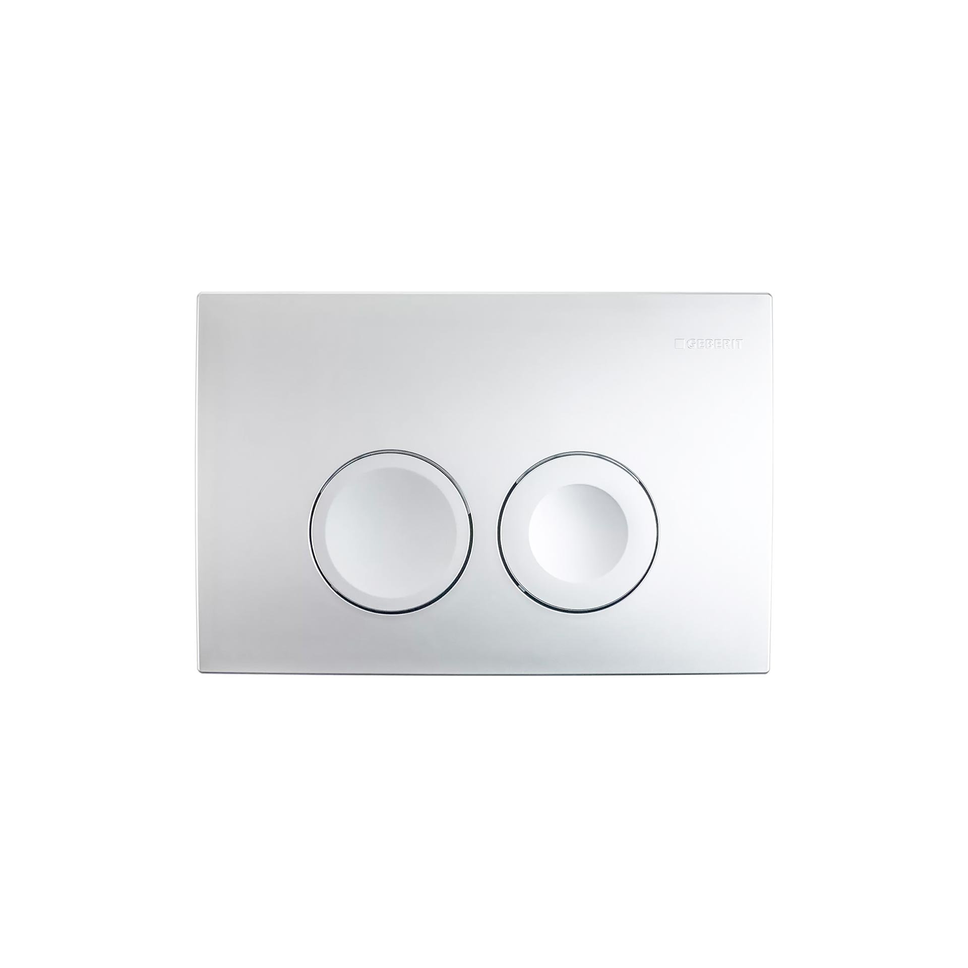 GEBERIT DELTA 25 BEDIENINGSPANEEL - GLANZEND WIT