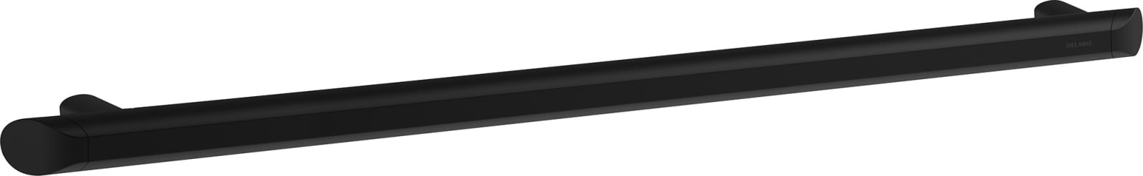 Be-Line® greep Ø35 L.900 aluminium mat zwart