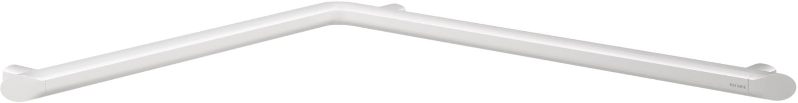 Delabie Haakse douchestang 2 muren Be-Line Ï35 695x695 aluminium wit