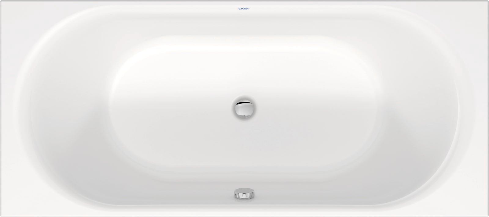 Duravit D-neo bad, rechthoek, inbouwversie, met 2 rugsteunen - afmetingen 1800 x 800 mm 700476000000000