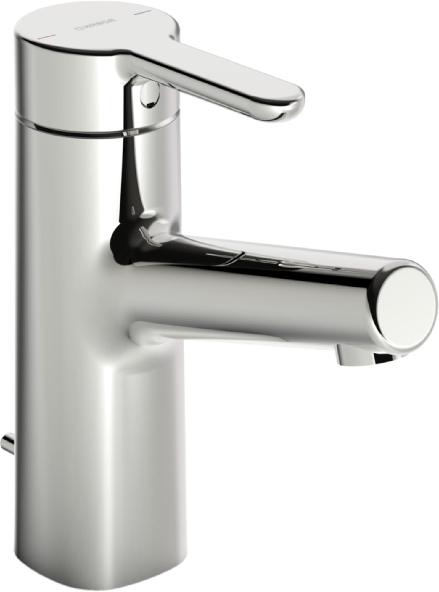 HansaDesigno-Style wastafelmengkraan met waste