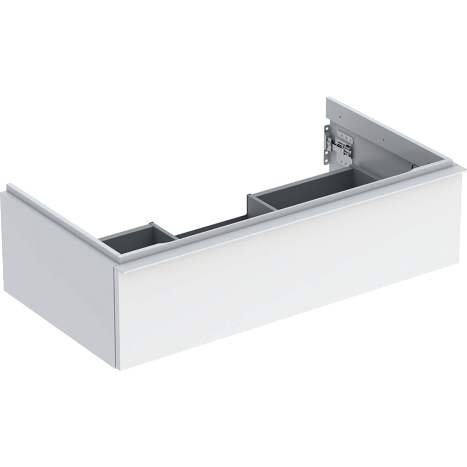 Geberit iCon wastafelonderkast, wand, 1x laden, hxbxd 247x888x476mm, wit/wit