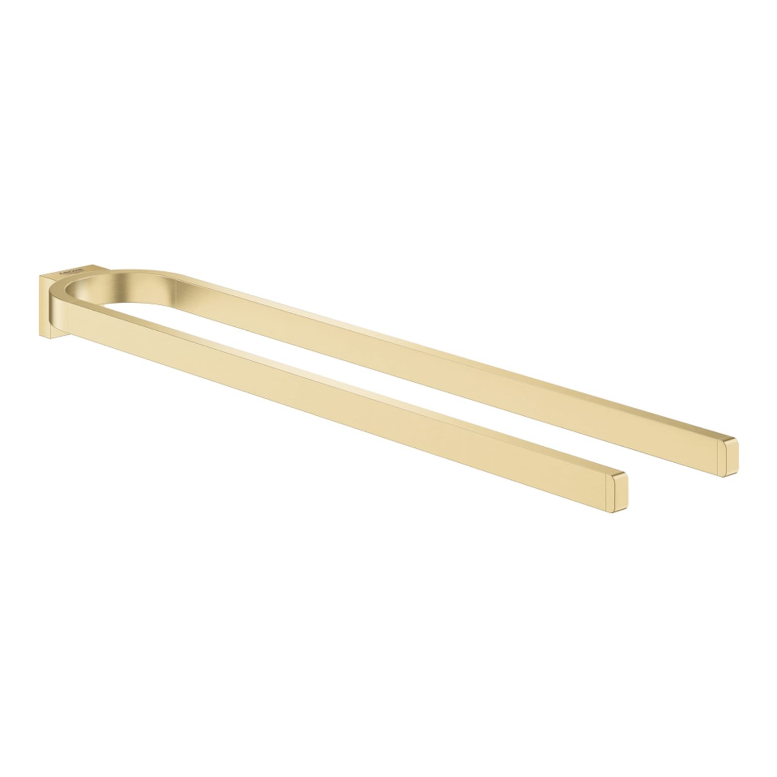 Grohe Selection, Handdoekhouder, dubbel, 2x arm, 400mm, vast, metaal, cool sunrise geborsteld