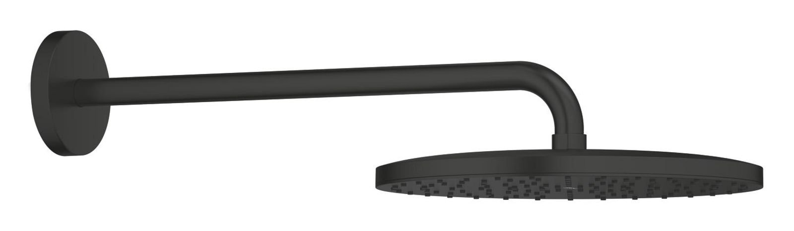 Grohe Euphoria 280 Wand Hoofddoucheset 422mm 8.0 L/min Bij 3 Bar Matte Black