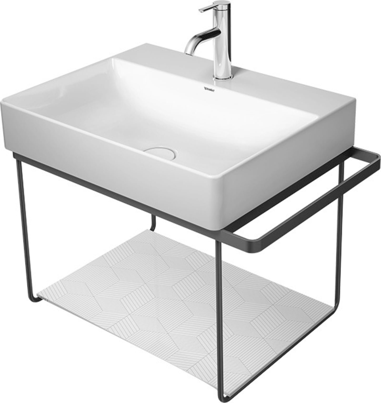Duravit, incl. bevestiging, voor wastafel 235350, handdoekhouder rechts/links, omkeerbaar 565 x 451mm