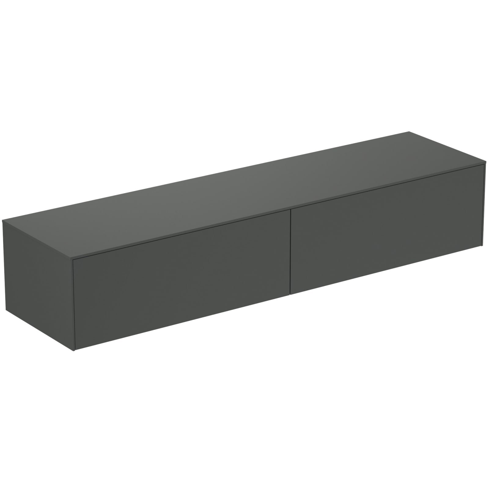 CONCA | WASTAFELMEUBEL 1987X505X370 MM MATT ANTHRACITE, 2 LADEN