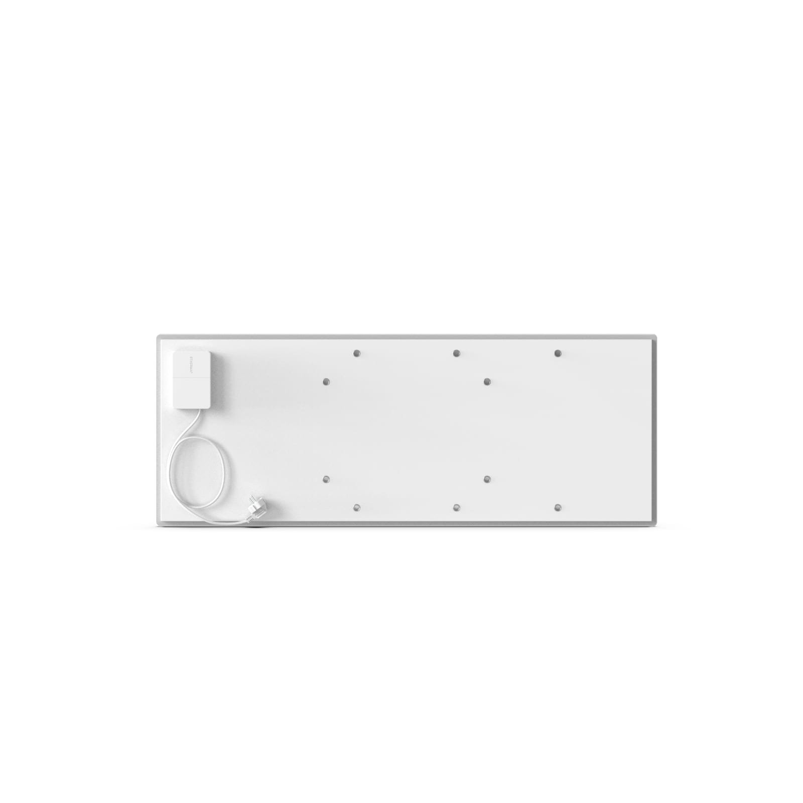 Infraroodpaneel SMART, zuiver wit gesatineerd glas, 130x50cm, 600W