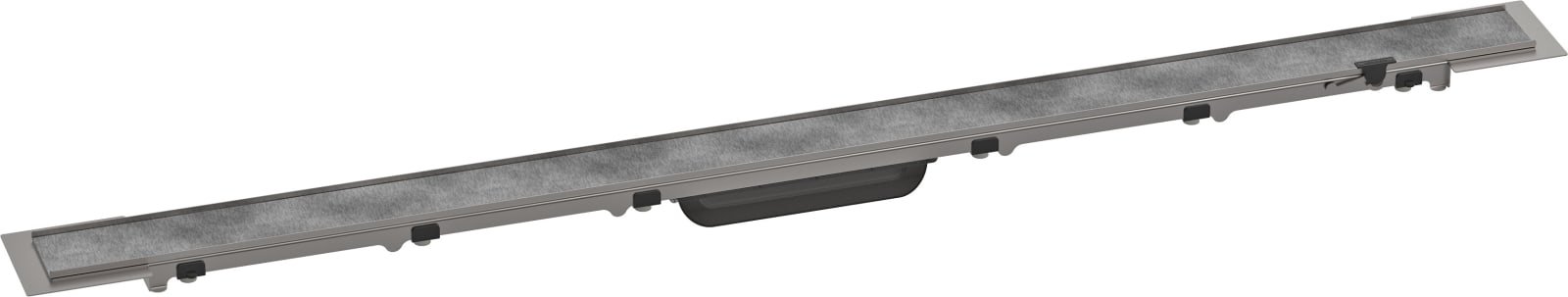 Hansgrohe RainDrain Rock rechte douchegoot 1100 inkortbaar en betegelbaar