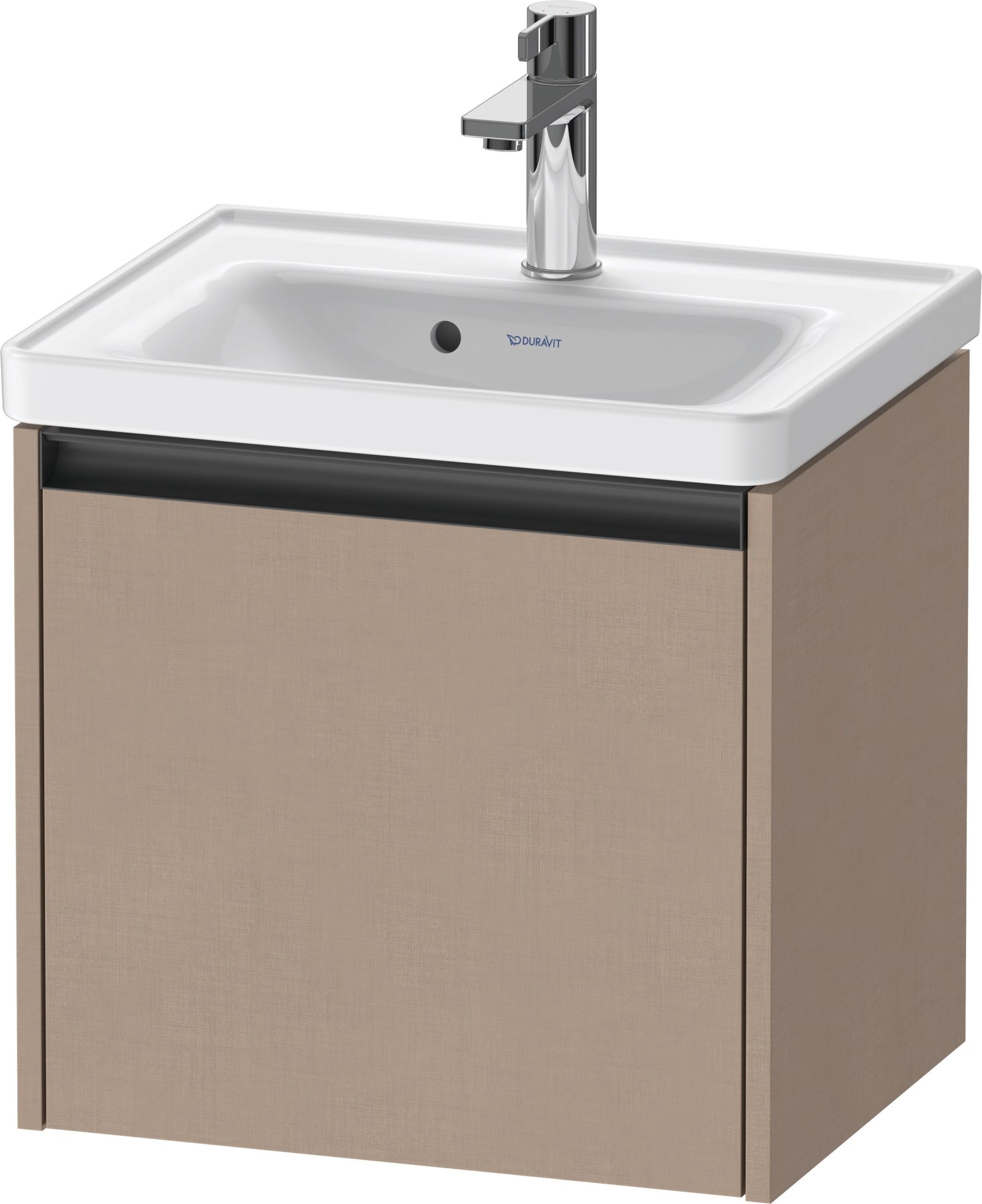 Duravit Ketho.2 Wastafelonderbouw hangend, Linnen Mat, rechthoekig, aantal grote lades: 1 – K25080075750000