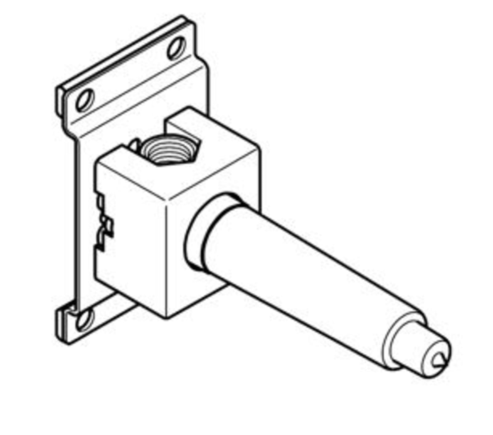 Dornbracht inbouwstopkraan 1/2"