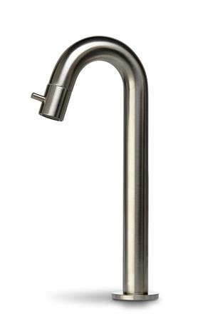 Blue Label Viby fonteinkraan hoog model, geborsteld nikkel