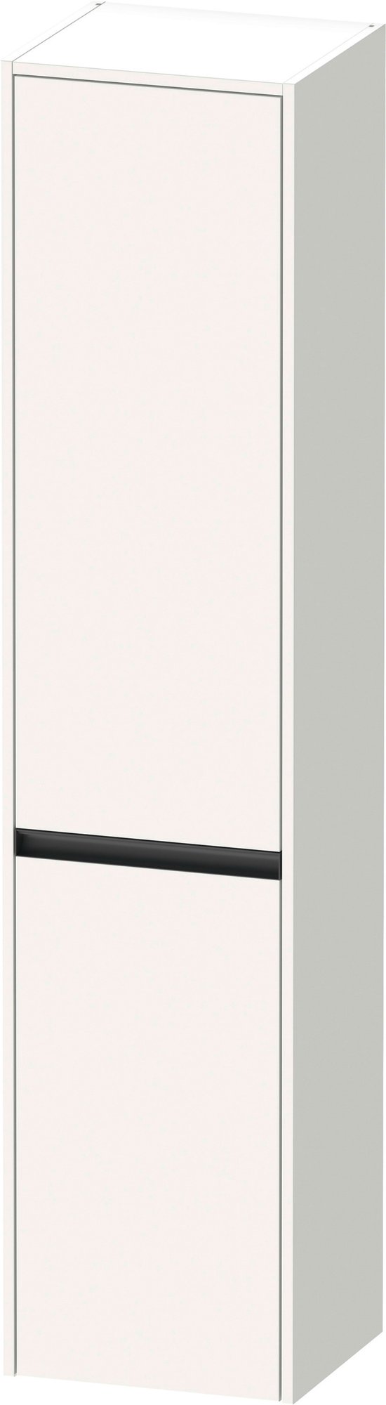 Duravit Ketho.2 Hoge kast, Wit Mat, vierkant, aantal deuren: 2, tip-on technologie – K21329L18180000